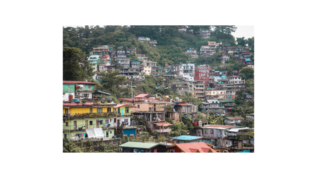 Esta es una foto de una favela, no se sabe el lugar, pero puede ser en cualquiera de las grandes ciudades Latinoamericanas